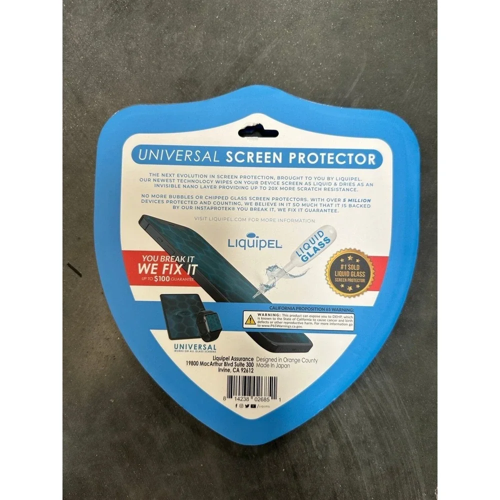 Universal‎ screen protector liquid glass